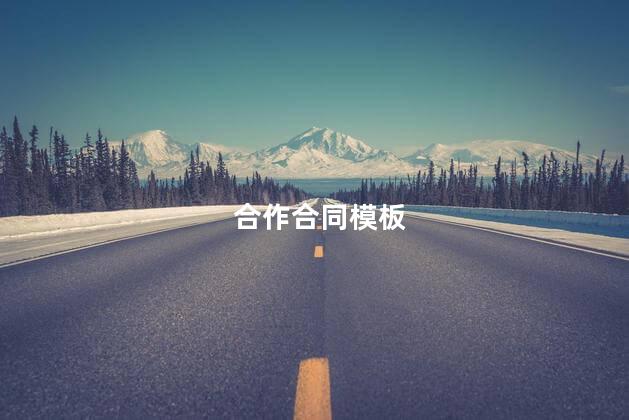 合作合同模板