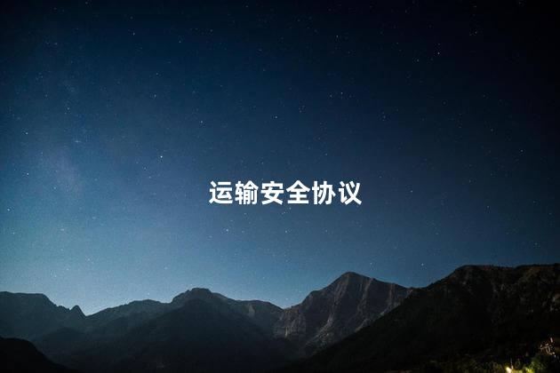 运输安全协议